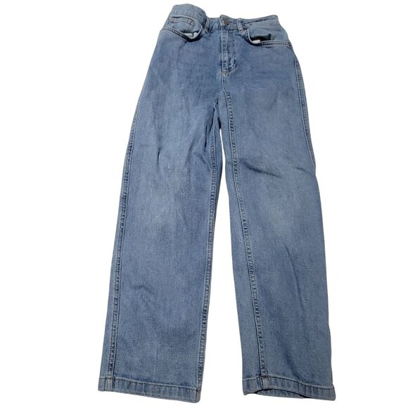 ASOS  Jeans Womens Size 26 Straight Leg High Waist Light Wash Denim Pants - Picture 2 of 5